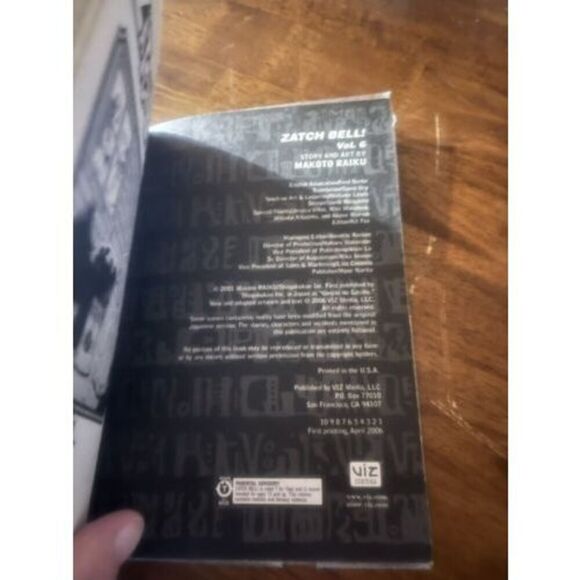 Zatch Bell! - Volume 6 by Makoto Raiku - First Edition Printing - Out of Print - Picture 3 of 9